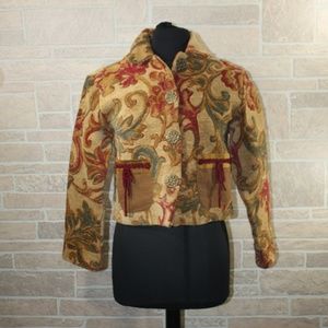Vintage Taylor G. Dallas Texas Brown Blazer Small